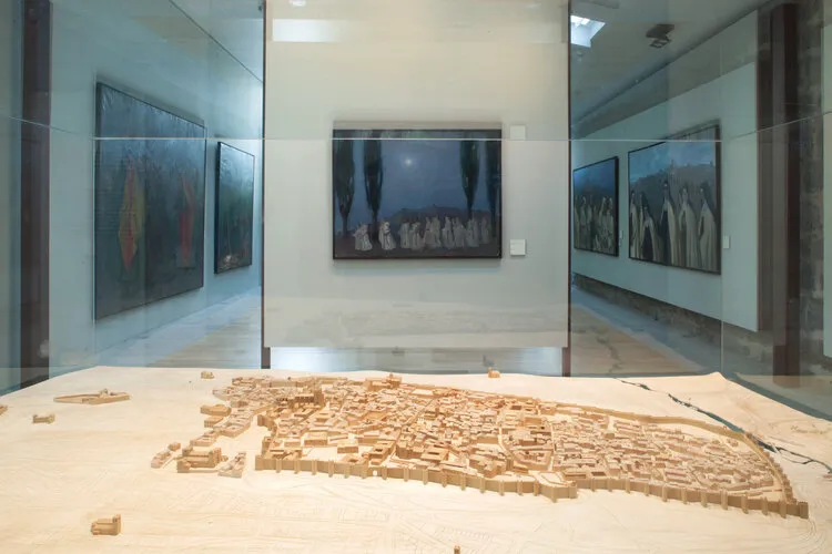 vista interna de museo